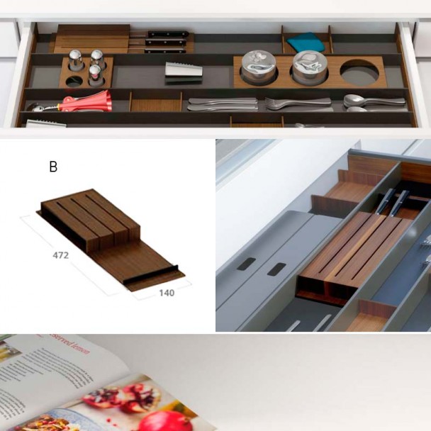 Cuchillero para 3 cuchillos Cuibus
