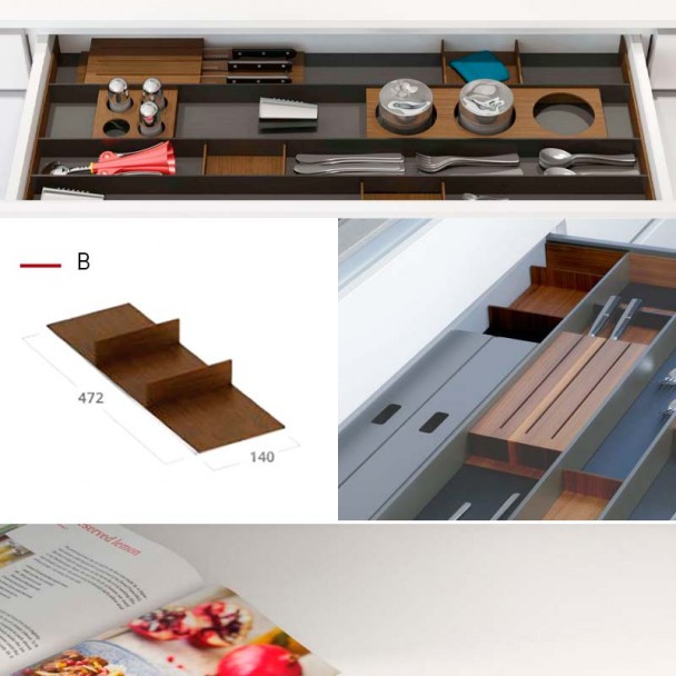 Separador para 3 huecos Cuibus