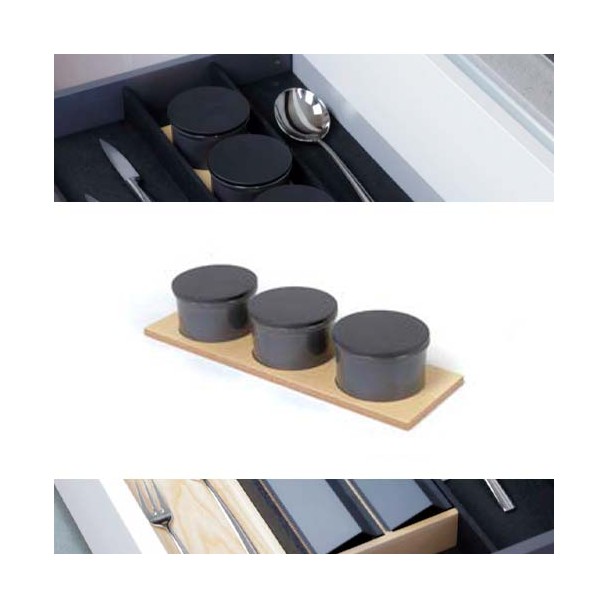 Portabotes con 3 Botes Organiq