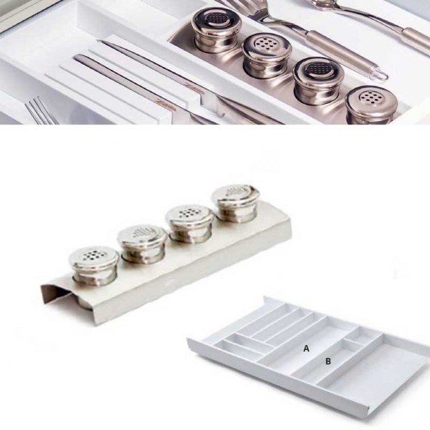 Portespecias para Lacados en Blanco