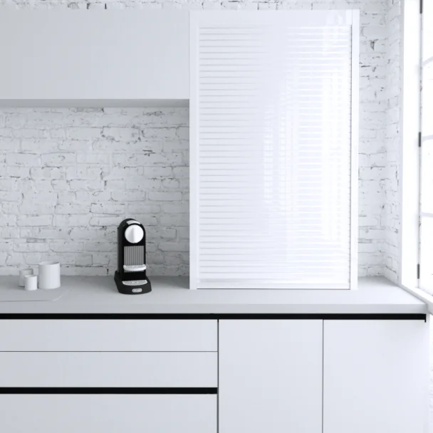 Kit Persiana 90 x 150 cm PVC Blanco Brillo Z-Smartlift