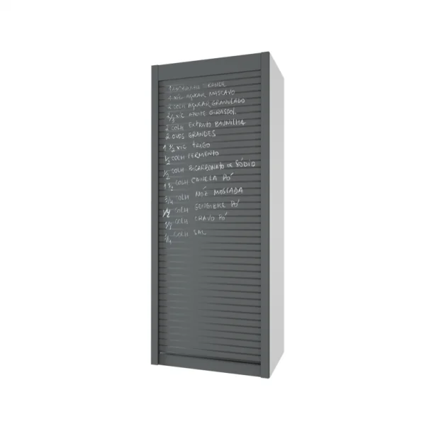Kit Persiana 60 x 150 cm PVC Gris Pizarra Z-Smartlift