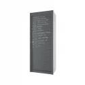 Kit Persiana 60 x 150 cm PVC Gris Pizarra Z-Smartlift