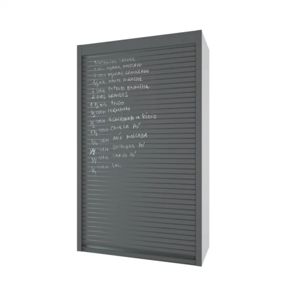 Kit Persiana 90 x 150 cm PVC Gris Pizarra Z-Smartlift