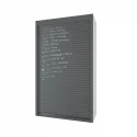 Kit Persiana 90 x 150 cm PVC Gris Pizarra Z-Smartlift