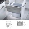 Cubo de Basura Gran Capacidad EURO CARGO ST