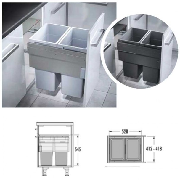 Cubo de Basura Gran Capacidad EURO CARGO ST