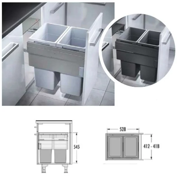 Cubo de Basura Gran Capacidad EURO CARGO ST
