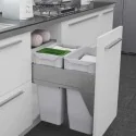 Cubo de Basura Gran Capacidad QUADRIFOGLIO