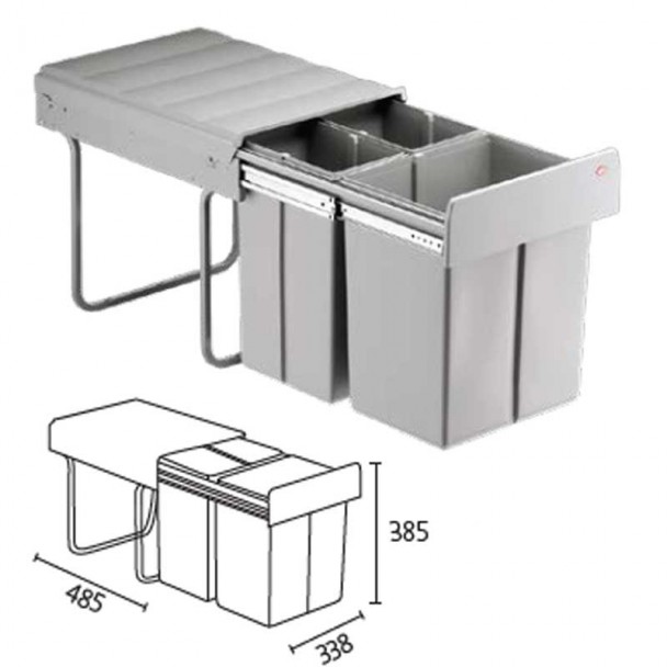 Cubo de Libre Instalación CUBO BIO-TRIO