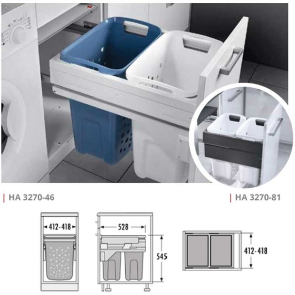 Cubo para Ropa LAUNDRY CARRIER