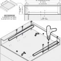 Herraje RIVERSO, Cajón dual con doble acceso