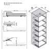 Sistema de estantes para armarios EXTENDO LIBELL
