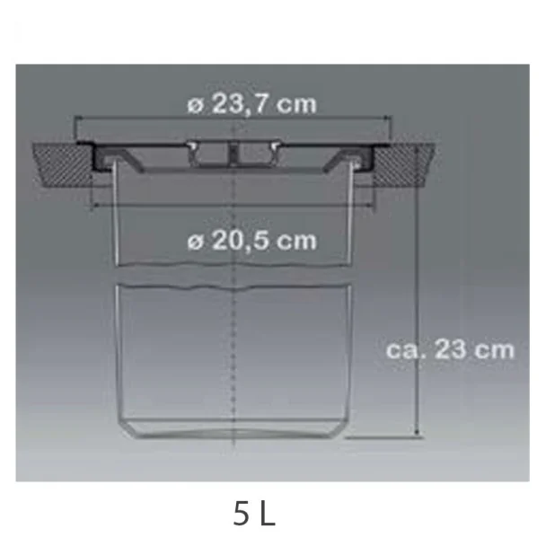 Cubo de Basura de Encastre WASTE