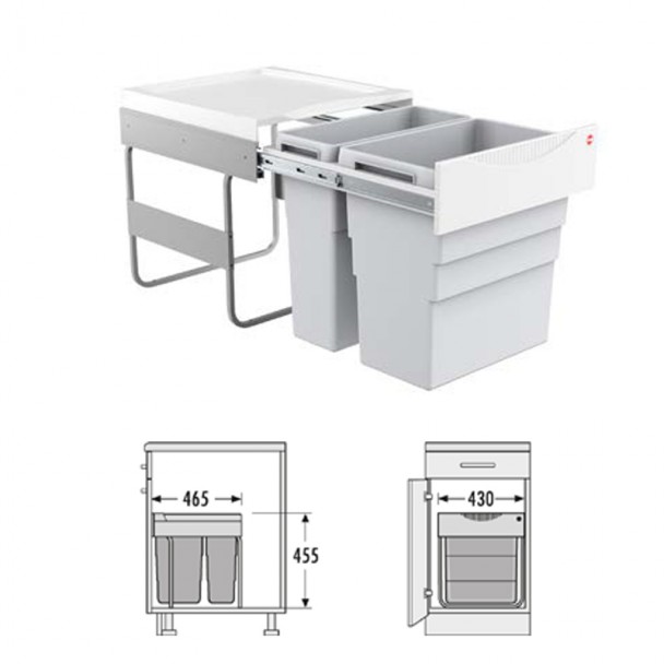 Cubo de Basura EASY CARGO 50