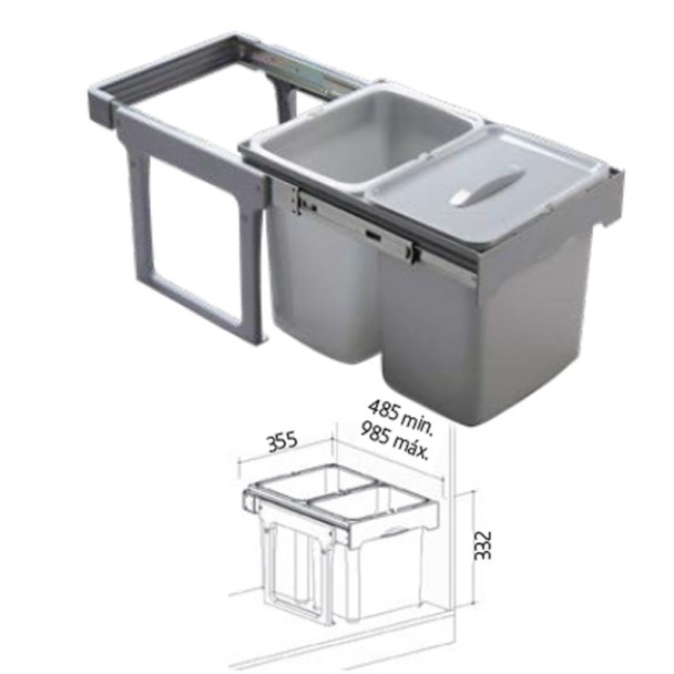 Cubo de Basura Manual EKKO EASY