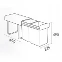 Cubo de Basura Manual 530 - 540