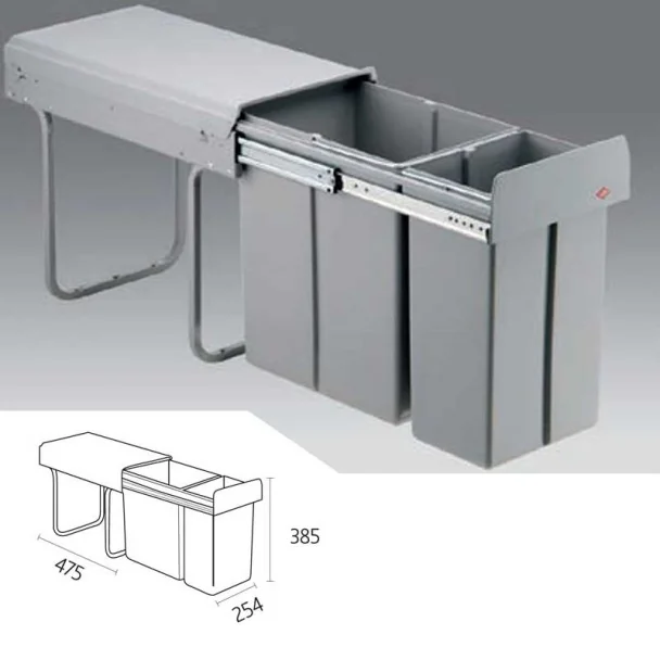 Cubo de Basura Manual DOUBLE BOY