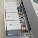 Cubos Reciclaje Basura Acero Inoxidable para Cajón Cocina