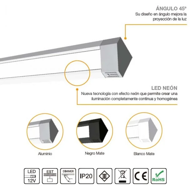 Regleta LED de Superficie Neonled 4000K