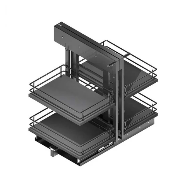 Bastidor Extraíble Rinconero Articulado Compact Antracita