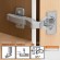 Bisagra +45&ordm; Blum de &Aacute;ngulo Semisolapada Interior para Cocina
