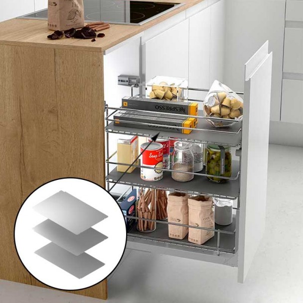 Juego de Bases para Verdulero-Despensero Extraible Línea Clásica