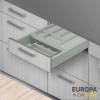 Cajón de Cocina Doble Cubertero Europa PVC