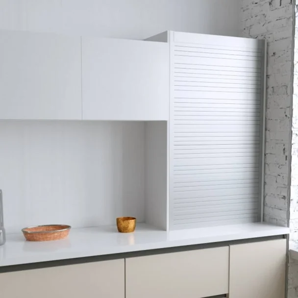Kit Persiana 60 x 130 cm PVC Inox para Muebles de Cocina